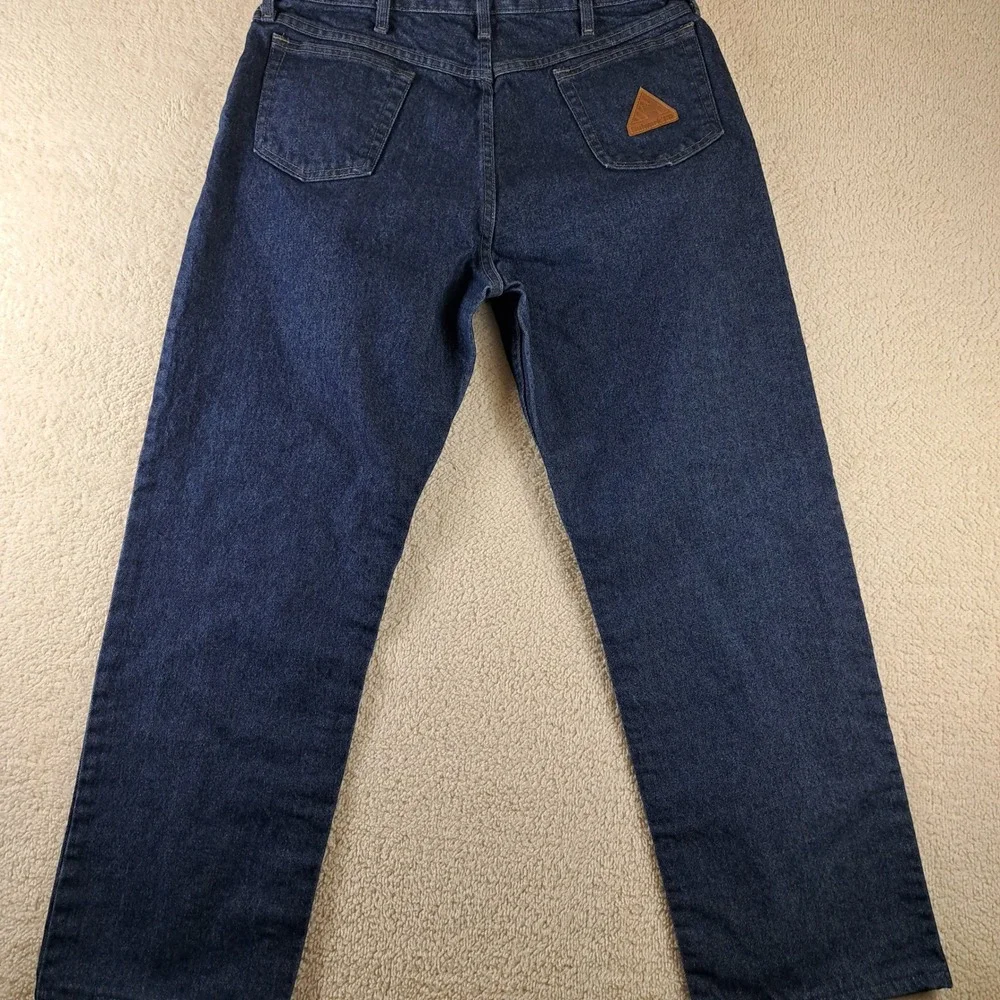 Bulwark FR Jeans Mens 35x29 Blue Good Flame Resistant Work Denim PEJ4DW5